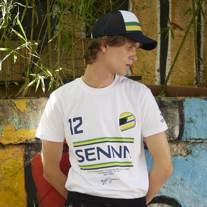 Playera Ayrton Senna 12 Stripe Oficial F1™