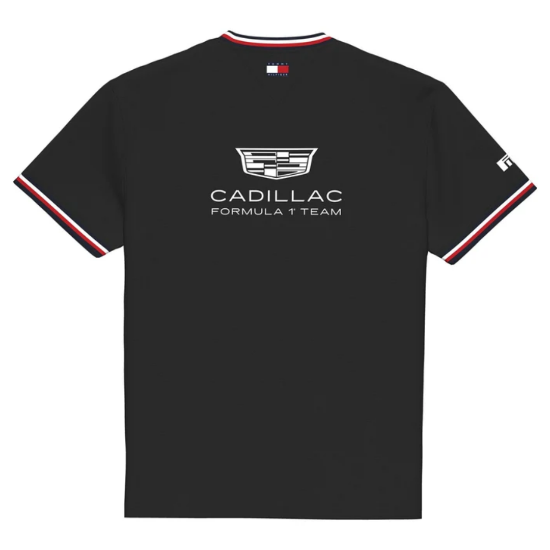 Playera Infantil Cadillac F1™ Team 2026 Tommy Hilfiger Oficial Negra