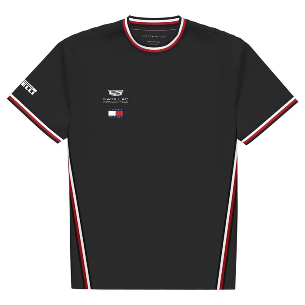 Playera Infantil Cadillac F1™ Team 2026 Tommy Hilfiger Oficial Negra