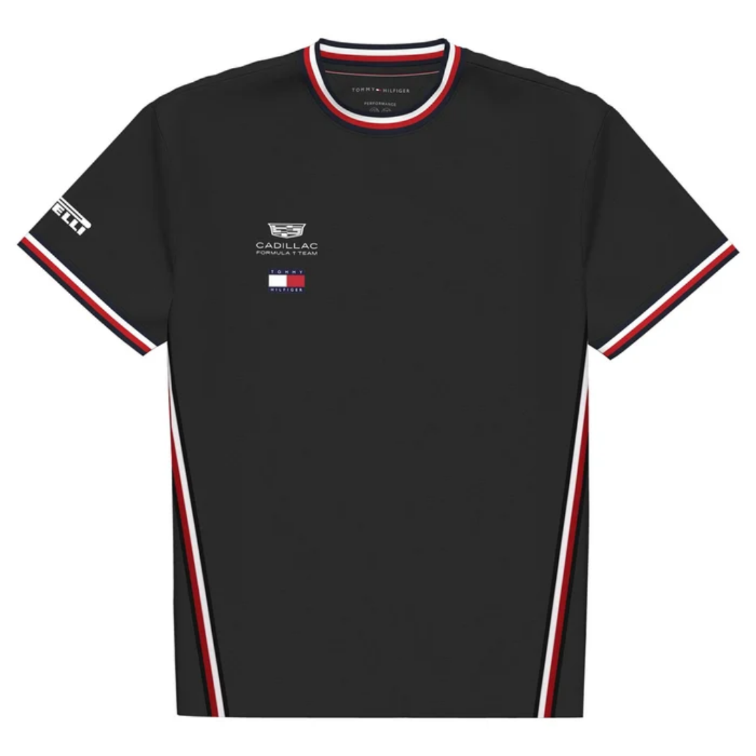 Playera Infantil Cadillac F1™ Team 2026 Tommy Hilfiger Oficial Negra