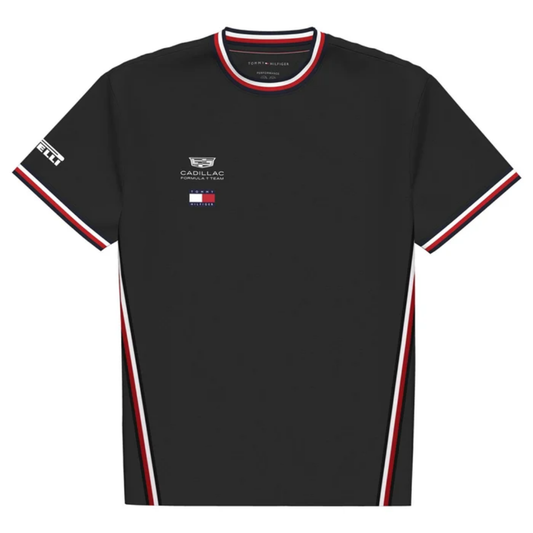Playera Infantil Cadillac F1™ Team 2026 Tommy Hilfiger Oficial Negra