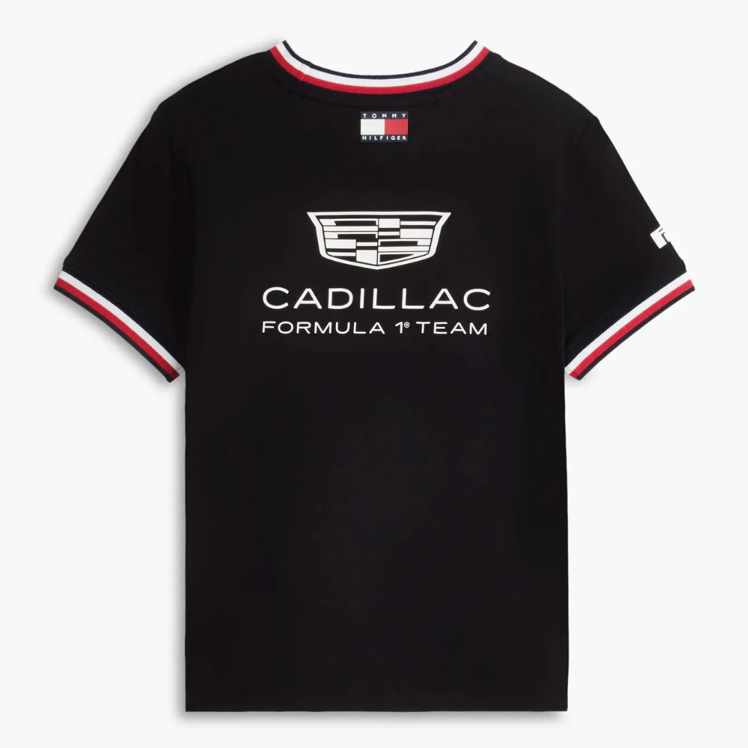 Playera Mujer Cadillac F1™ Team Tommy Hilfiger Negra Oficial