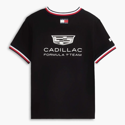 Playera Mujer Cadillac F1™ Team Tommy Hilfiger Negra Oficial