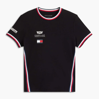 Playera Mujer Cadillac F1™ Team Tommy Hilfiger Negra Oficial