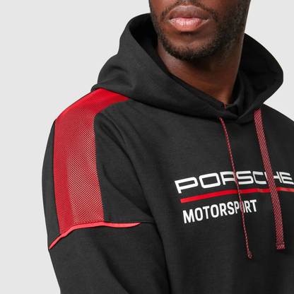 Sudadera Porsche Motorsport con Logo y Bolsillo Canguro