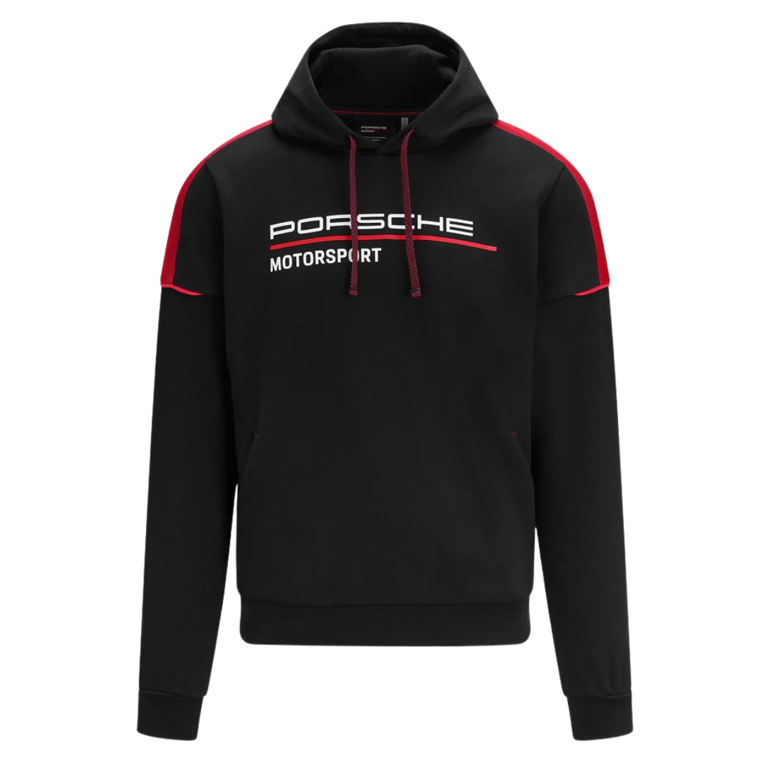 Sudadera Porsche Motorsport con Logo y Bolsillo Canguro