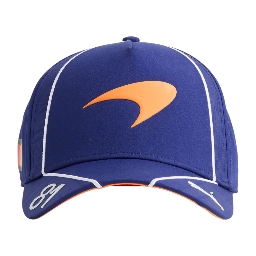 Gorra Oscar Piastri McLaren F1™ GP Singapur 2026 PUMA Team Replica Oficial
