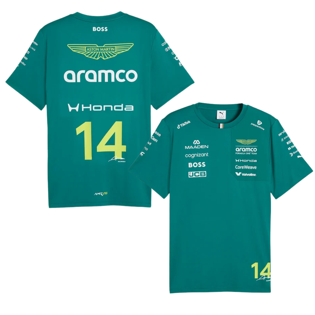 Playera Fernando Alonso Aston Martin F1™ 2026 Oficial