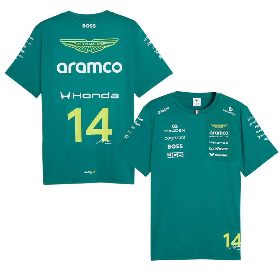 Playera Fernando Alonso Aston Martin F1™ 2026 Oficial