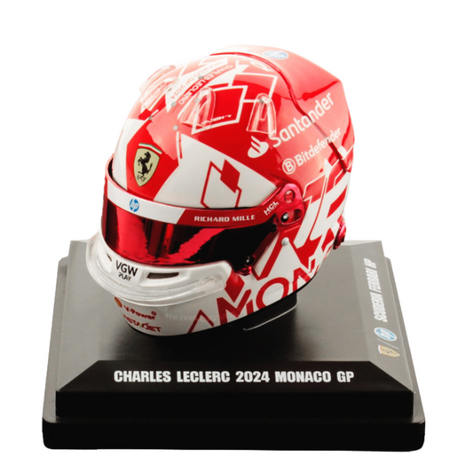Casco Charles Leclerc GP Mónaco 2024 - Edición Especial 1/5