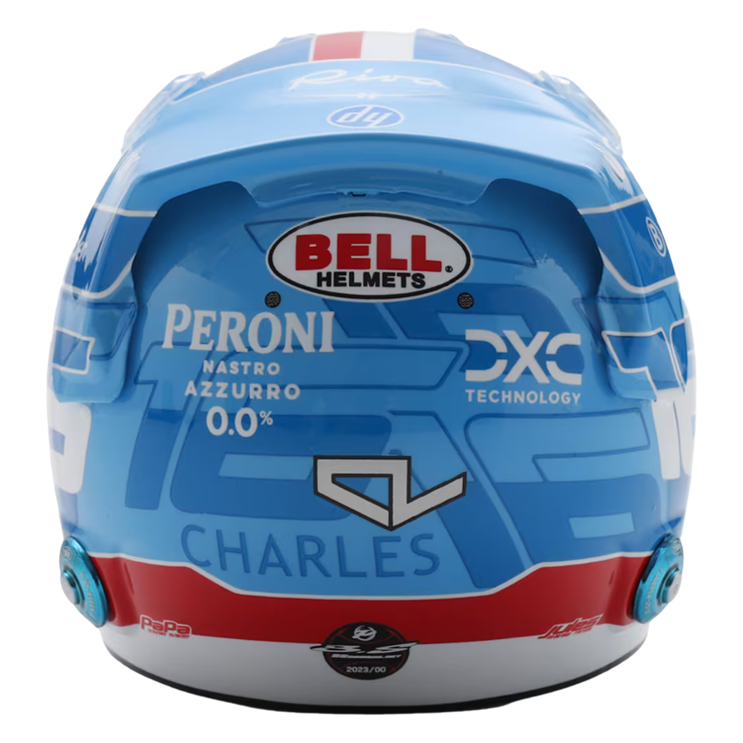 Casco Charles Leclerc Ferrari Miami GP 2024 - Edición Especial 1/5 Looksmart