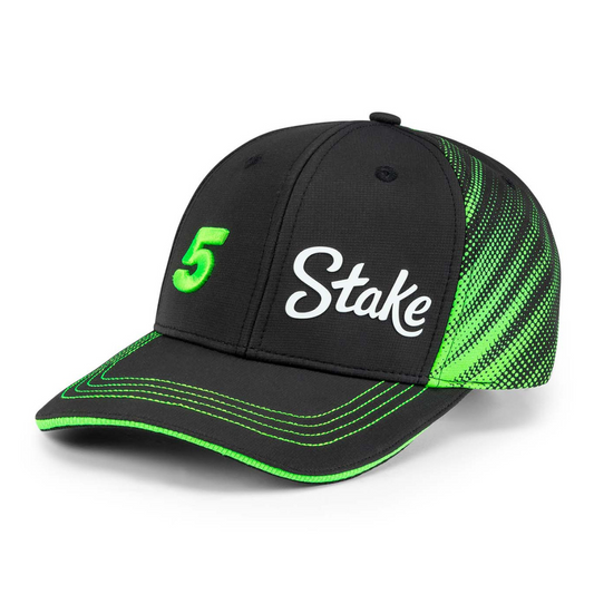 Gorra Gabriel Bortoleto Stake F1™ 2025 - Edición Especial con Número 5