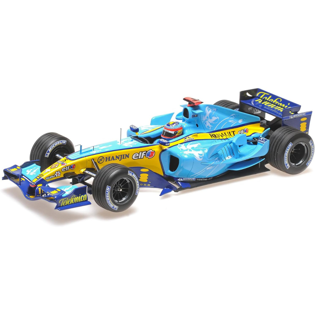Renault F1 R25 Fernando Alonso 2005 3er Lugar GP Brasil 1:18 Minichamps