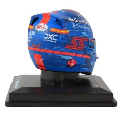 Mini Casco Ferrari F1™ Carlos Sainz Miami GP 2024 1/5 | Looksmart