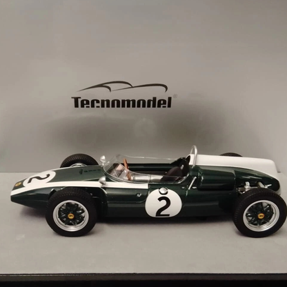 Cooper T53 F1™ Bruce McLaren GP Gran Bretaña 1960 | Tecnomodel 1:18