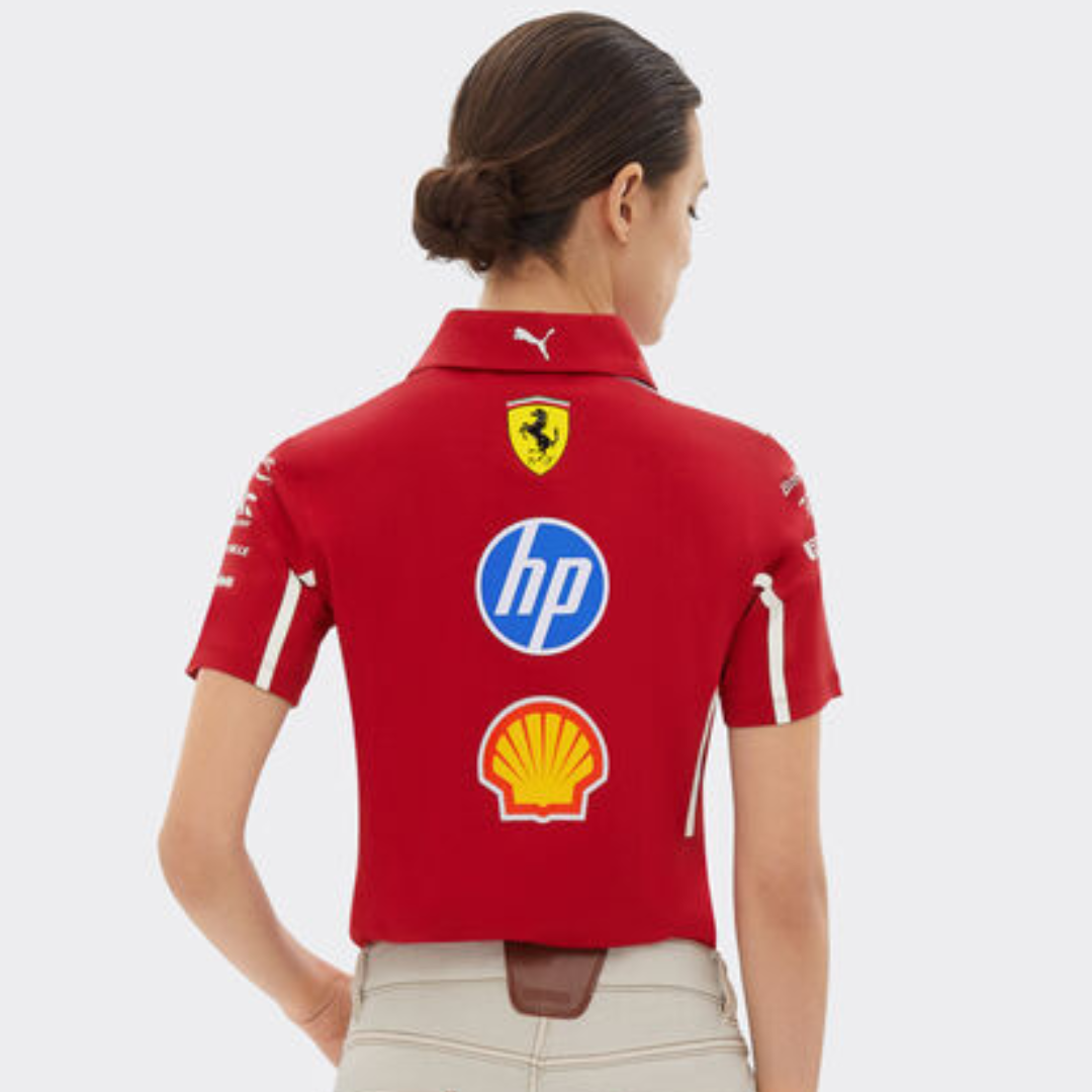 Polo Ferrari Mujer F1™ Team 2025 | Puma Scuderia Ferrari HP Replica Oficial