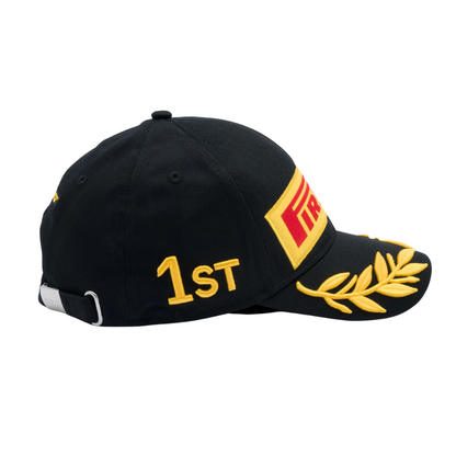Gorra Pirelli Podium F1™ Black | Edición Oficial de Podio