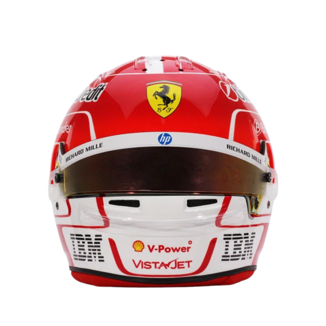 Casco Charles Leclerc F1™ 2025 Escala 1:2 | Oficial Bell Racing Ferrari - B2B