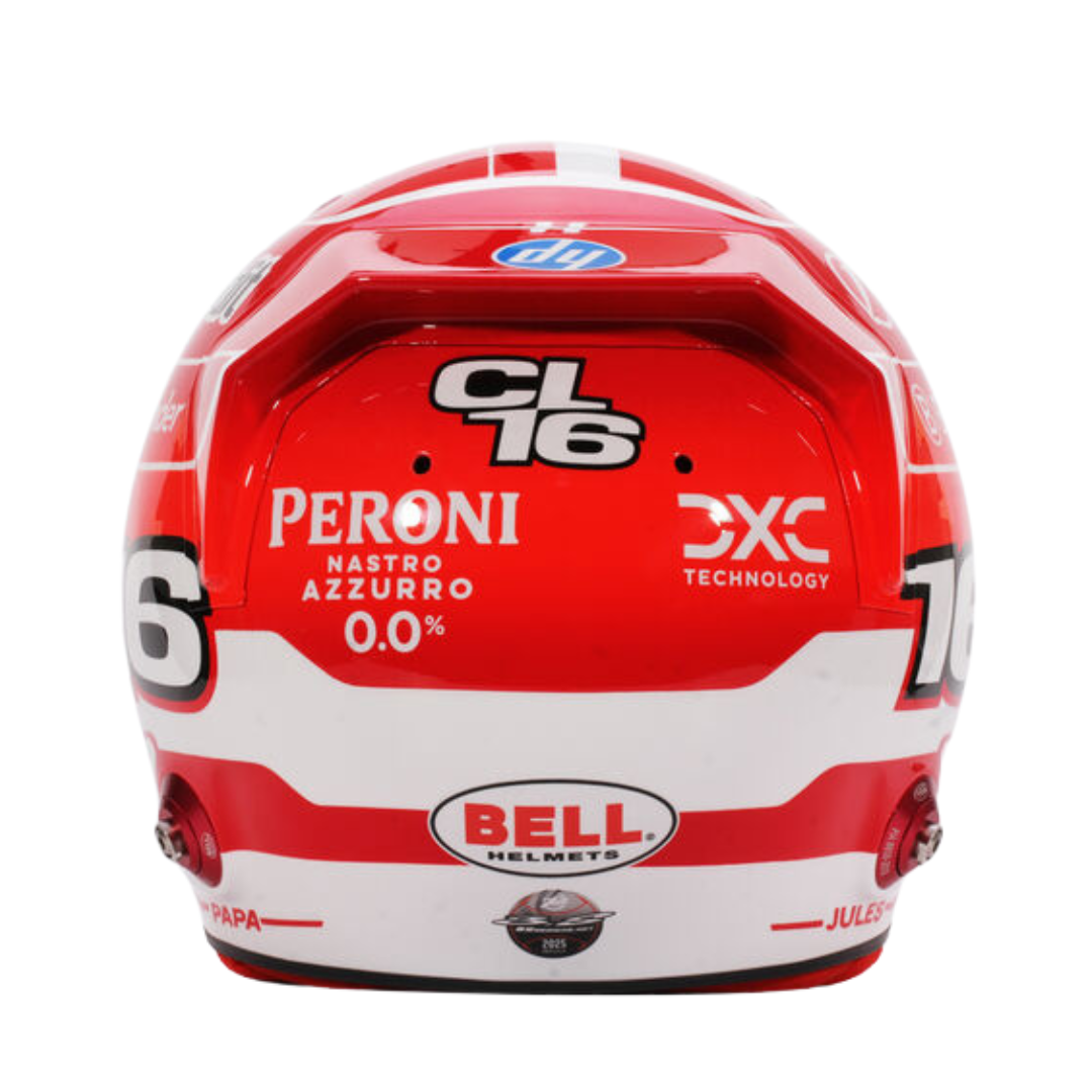 Casco Charles Leclerc F1™ 2025 Escala 1:2 | Oficial Bell Racing Ferrari