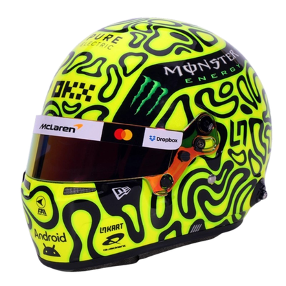 Mini Casco Lando Norris F1™ 2025 Escala 1:2 | Bell Oficial