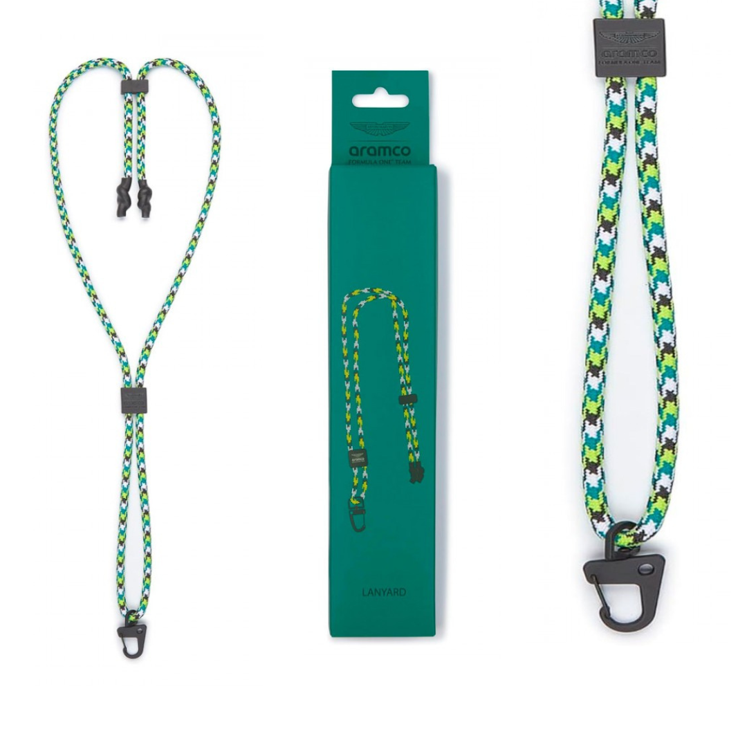 Lanyard Aston Martin F1™ Team Verde | Porta Gafete Oficial