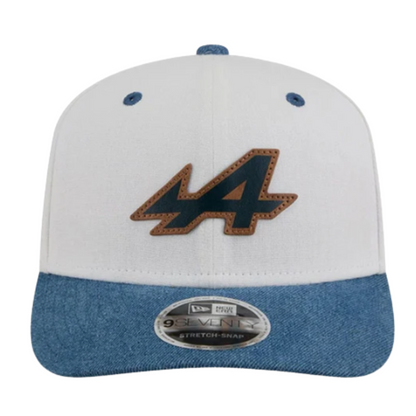 Gorra Alpine F1™ Austin 2025 | New Era 9SEVENTY Stretch Snapback Blanca