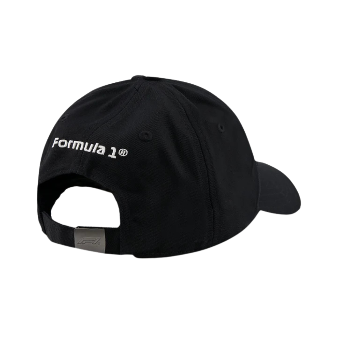 Gorra Negra Fórmula 1™ Tech Collection con Logotipo Rojo – Talla Ajustable