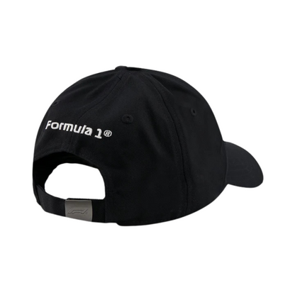 Gorra Negra Fórmula 1™ Tech Collection con Logotipo Rojo – Talla Ajustable