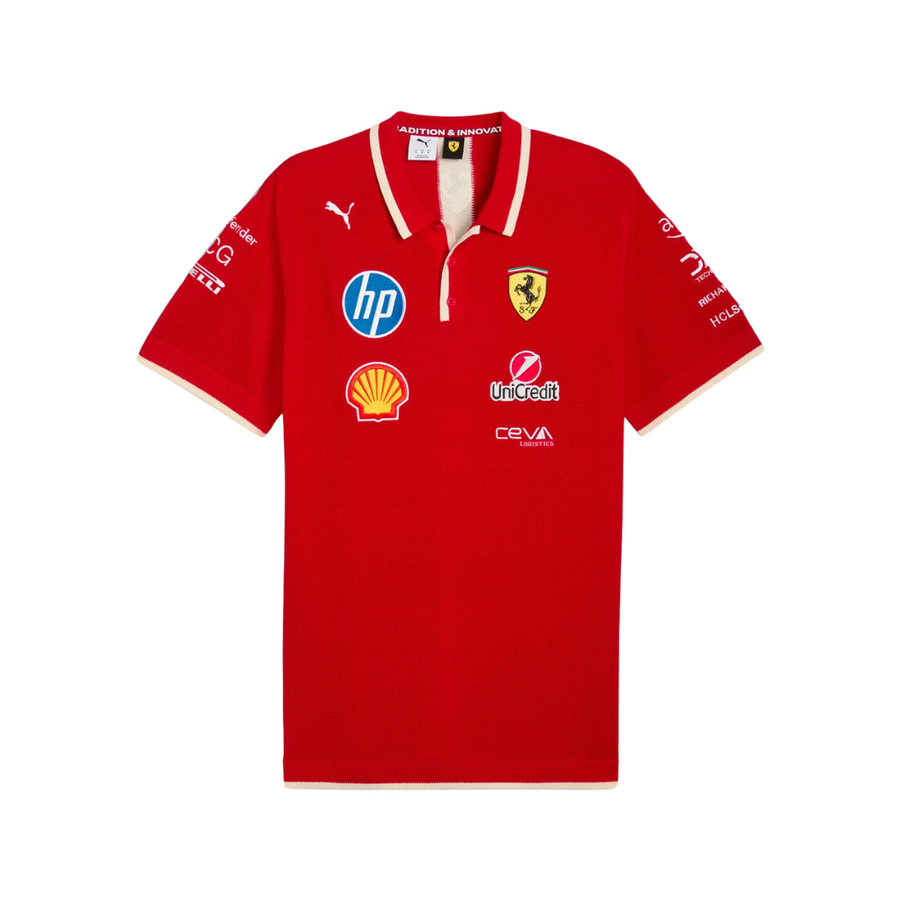 Playera Polo GP China Scuderia Ferrari F1™ PUMA 2025 Teamwear Edición Especial Oversized