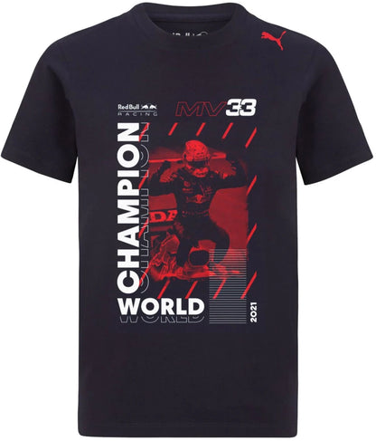 Playera Red Bull Max Verstappen Campeón Mundial Temporada **2022**