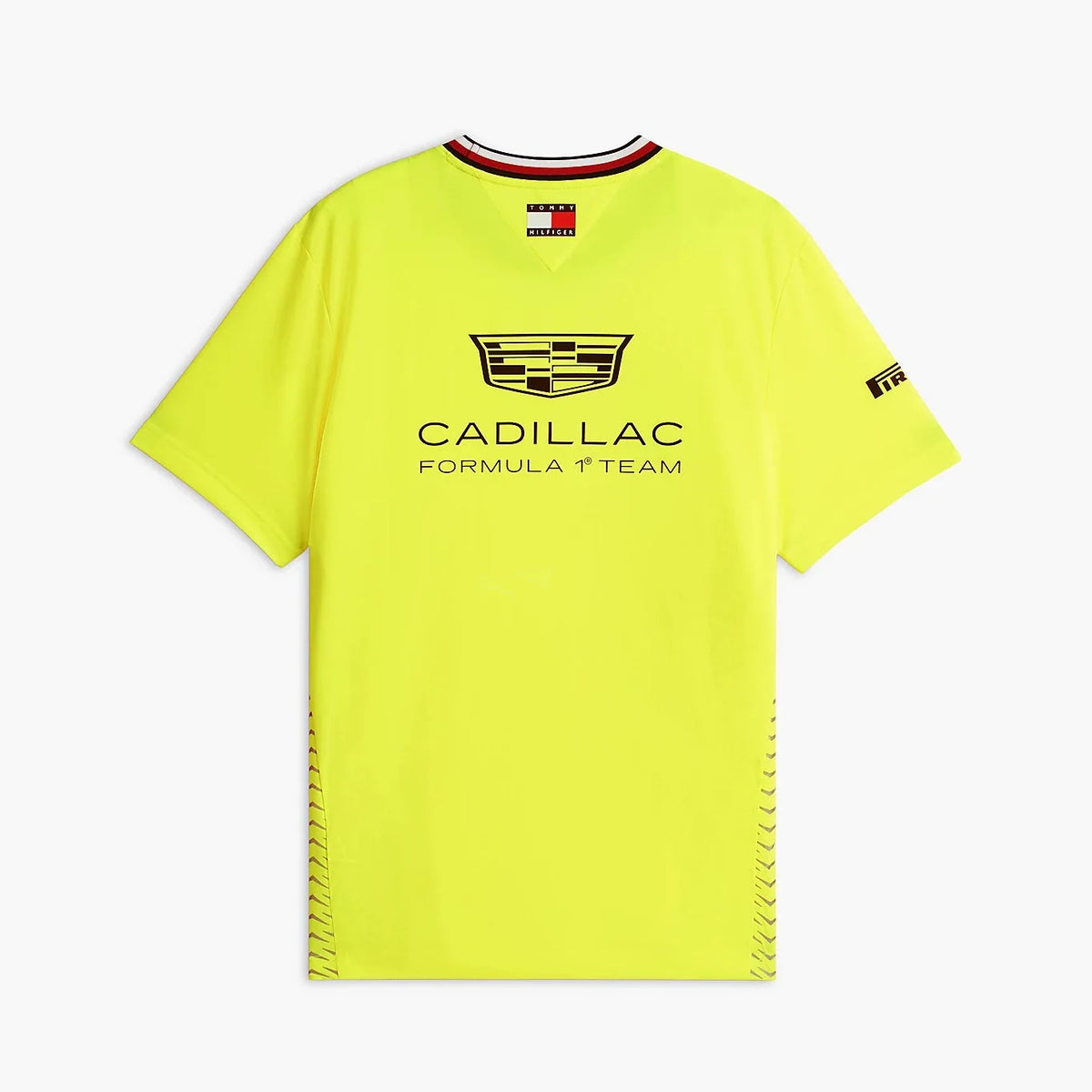 Playera Tommy x Cadillac F1 Team Set Up Amarilla