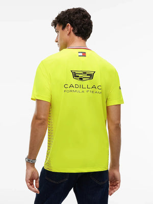 Playera Tommy x Cadillac F1 Team Set Up Amarilla