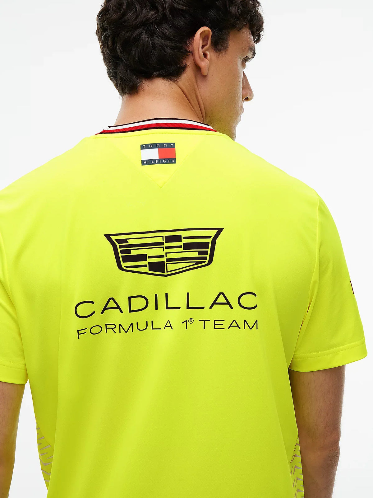Playera Tommy x Cadillac F1 Team Set Up Amarilla
