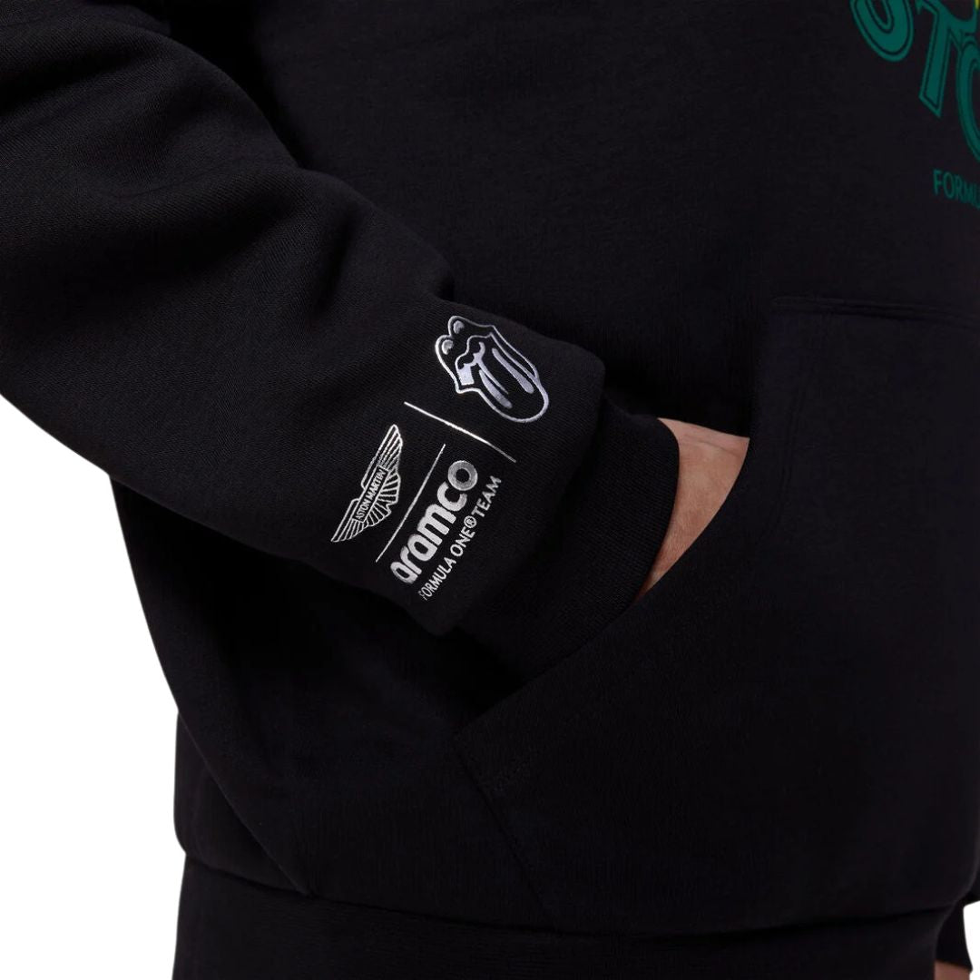 Aston Martin F1™ Team x The Rolling Stones Hoodie 2025 – Edición Especial