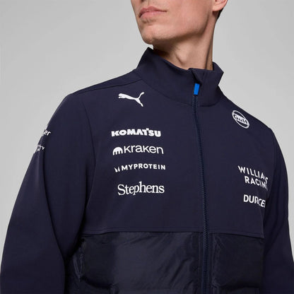 Williams Racing PUMA 2025 Team Hybrid Jacket – Chaqueta Oficial F1™