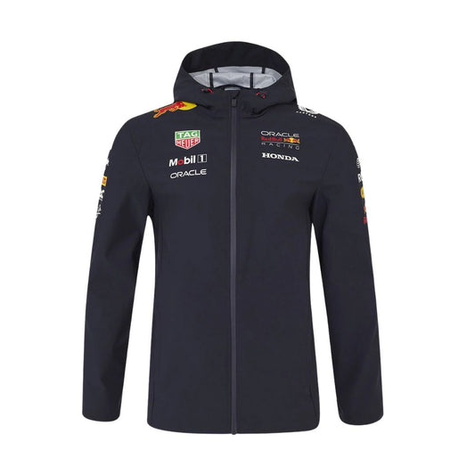 Red Bull Racing 2025 Team Rain Jacket – Chaqueta Impermeable Oficial F1™