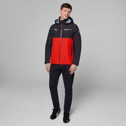 Porsche Motorsport Team Rain Jacket 2025 – Chaqueta Impermeable Oficial PUMA