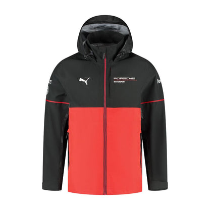 Porsche Motorsport Team Rain Jacket 2025 – Chaqueta Impermeable Oficial PUMA