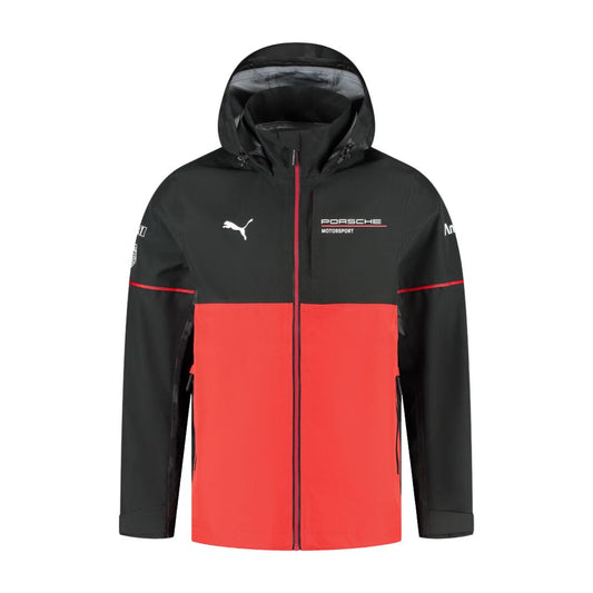 Porsche Motorsport Team Rain Jacket 2025 – Chaqueta Impermeable Oficial PUMA