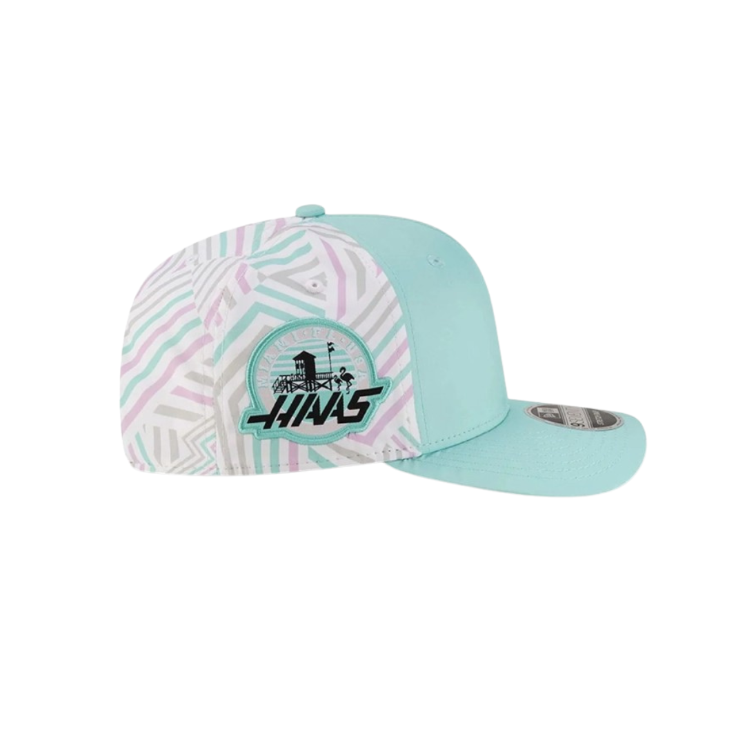 Gorra Miami 2025 Haas F1™ New Era 9SEVENTY® – Edición Especial GP