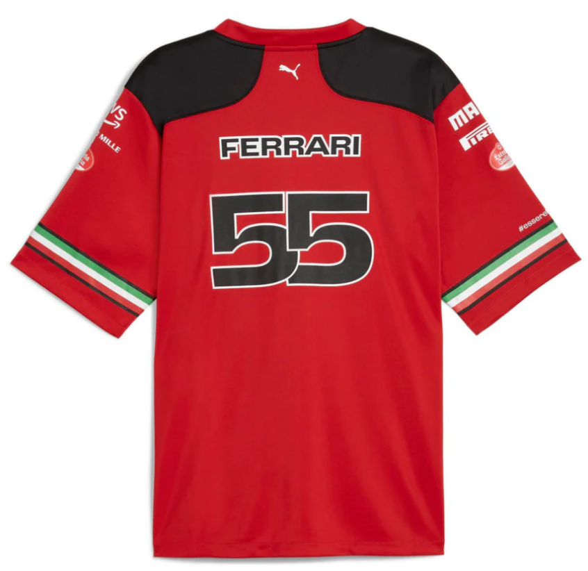 American Football Jersey Scuderia Ferrari Carlos Sainz Special Edition GP Austin Season **2023** 