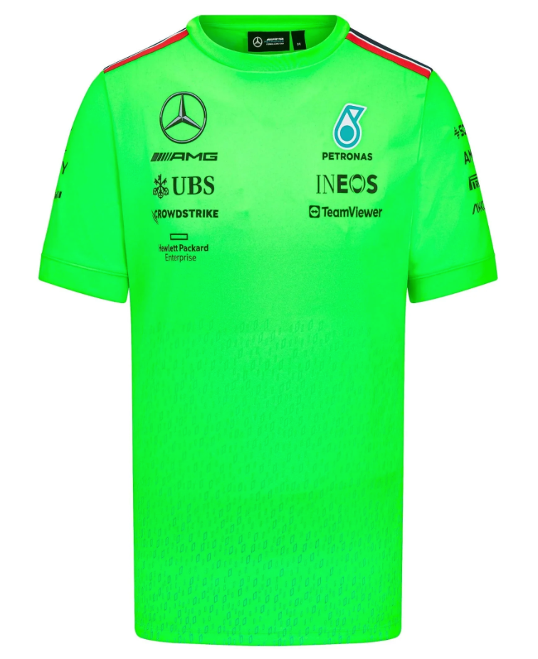 Mercedes AMG Petronas Celebration Green Volt Season T-Shirt **2023** 