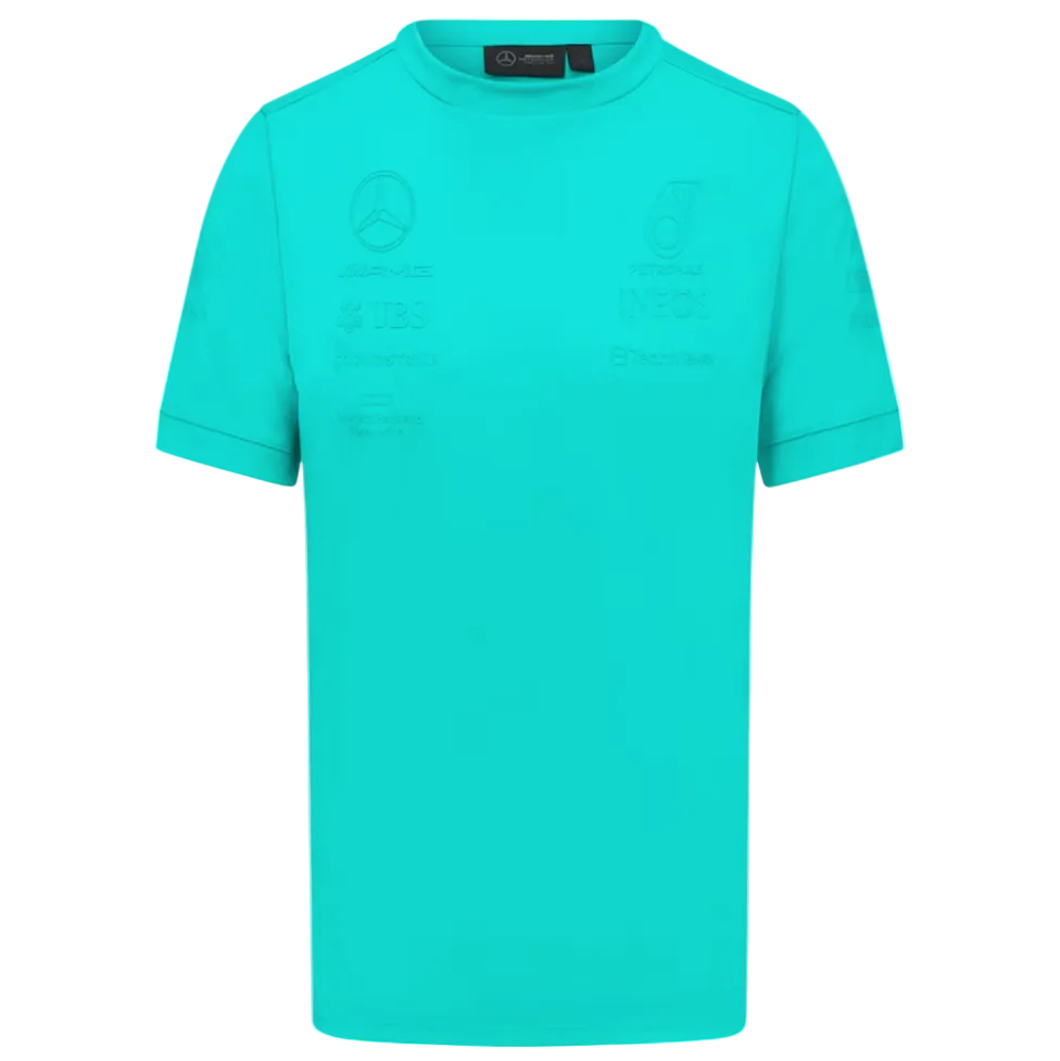 Mercedes AMG Petronas Stealth Turquoise T-shirt Season **2023**