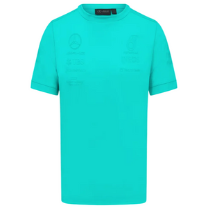 Mercedes AMG Petronas Stealth Turquoise T-shirt Season **2023**