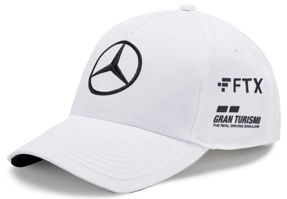 Gorra Mercedes AMG  Petronas Lewis Hamilton Blanca Temporada **2022**