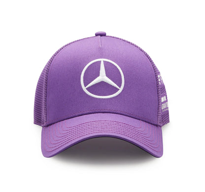 Mercedes AMG Petronas Trucker Lewis Hamilton Purple Season Cap **2022**