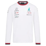 Mercedes AMG Petronas White Long Sleeve T-Shirt **2022 Season**
