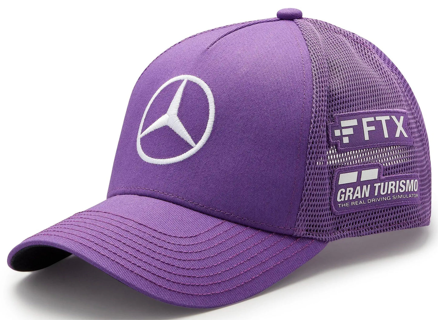 Mercedes AMG Petronas Trucker Lewis Hamilton Purple Season Cap **2022**