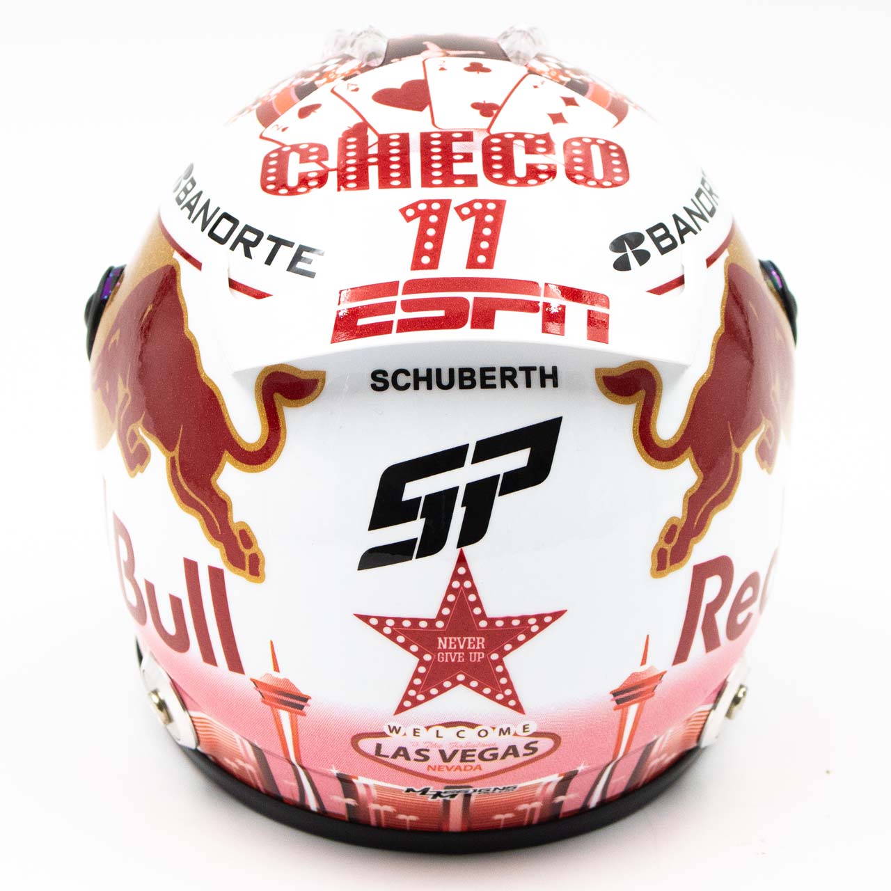 Casco 1:2 Checo Pérez Las Vegas **2023**