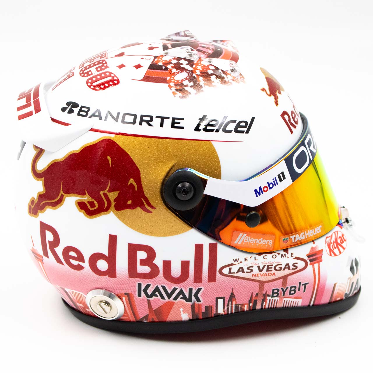 Casco 1:2 Checo Pérez Las Vegas **2023**